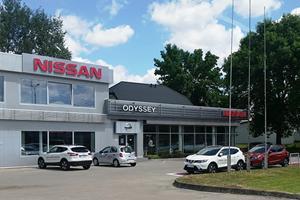 salonów samochodowych Nissan